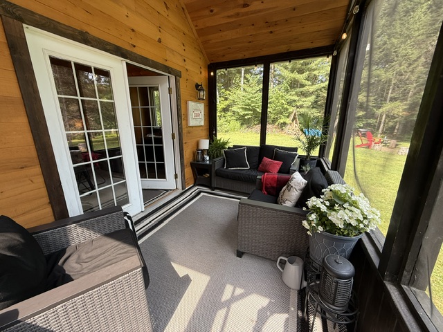 Screened porch